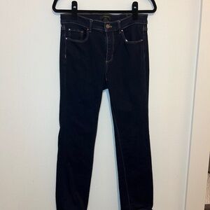 Ann Taylor Petite Dark Wash Straight Leg Jeans Size 6P